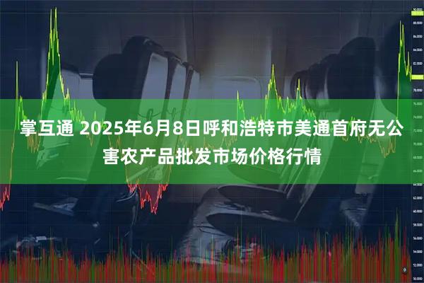 掌互通 2025年6月8日呼和浩特市美通首府无公害农产品批发市场价格行情